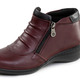 Stiefel & Stiefeletten - ELENA EDEN, bequeme Damen-Boots, Weite H, mit herausnehmbarem Fußbett, in Größe 036 bis 042, in Farbe MARINE-BRAUN – Farbe BURGUND-SCHWARZ – Ansicht 1