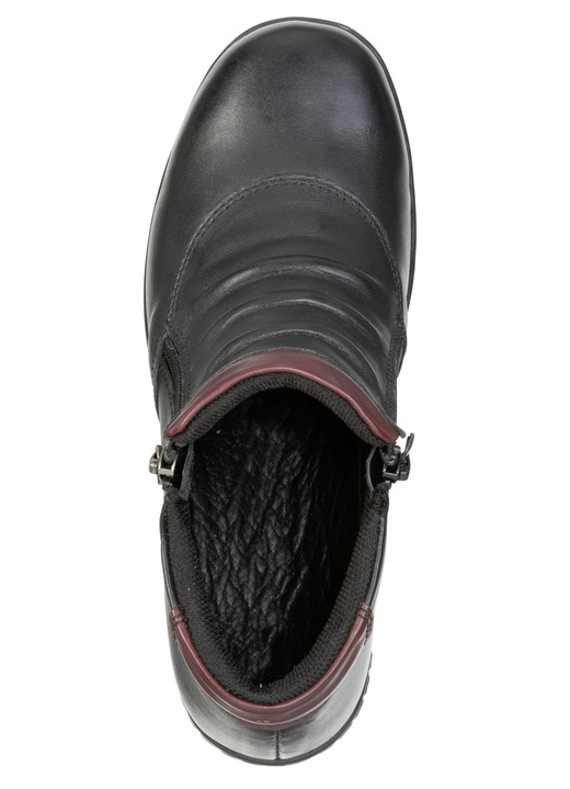 Stiefel & Stiefeletten - ELENA EDEN, bequeme Damen-Boots, Weite H, mit herausnehmbarem Fußbett, in Größe 036 bis 042, in Farbe BURGUND-SCHWARZ Ansicht 6