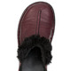 Sandaletten & Pantoletten - ELENA EDEN, klassische Damen-Clogs, Weite G, mit Plüsch, in Größe 036 bis 042, in Farbe BURGUND – Farbe BURGUND – Ansicht 2