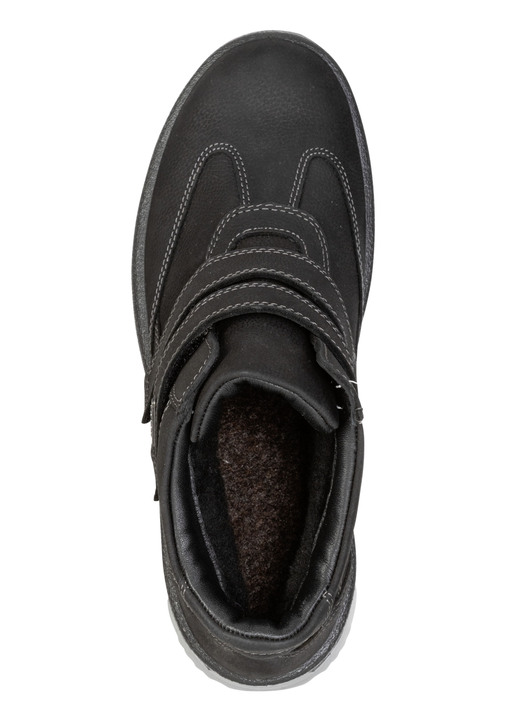 Stiefel & Stiefeletten - Gefütterte Damen-Boots, Winterschuhe, Weite H, mit Plüsch, in Größe 036 bis 042, in Farbe SCHWARZ Ansicht 2