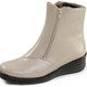 Stiefel & Stiefeletten - ELENA EDEN, gefütterte Damen-Stiefeletten, Winterschuhe, Weite H, mit Lammfell, in Größe 036 bis 042, in Farbe SCHWARZ – Farbe BEIGE – Ansicht 1