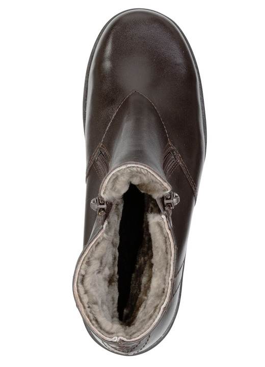 Stiefel & Stiefeletten - ELENA EDEN, gefütterte Damen-Stiefeletten, Winterschuhe, Weite H, mit Lammfell, in Größe 036 bis 042, in Farbe BEIGE Ansicht 8