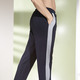 Freizeithosen - Hose mit breiten Bündchen – Farbe MARINE Freizeithosen - Hose mit breiten Bündchen, in Größe 024 bis 062, in Farbe MARINE
