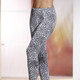 Leggings - Leggings mit Animal-Print, in Größe 036 bis 054, in Farbe SCHWARZ-ECRU-GRAU