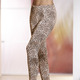 Leggings - Leggings mit Animal-Print, in Größe 036 bis 054, in Farbe SCHWARZ-ECRU-GRAU