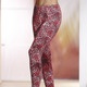 Leggings - Leggings mit Animal-Print, in Größe 036 bis 054, in Farbe SCHWARZ-ECRU-BLAU