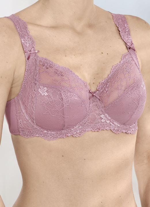 Bügel-BH - LingaDore Bügel-BH mit elastischer Spitze Ansicht 10 Bügel-BH - LingaDore Bügel-BH mit elastischer Spitze, in Größe 075 bis 105, in Cup B, in Farbe INDIGOBLAU Ansicht 10