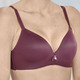 Soft-BH - Edel schimmernder Sassa BH – Farbe BORDEAUX – Ansicht 4 Soft-BH - Edel schimmernder Sassa BH, in Größe 075 bis 095, in Cup C, in Farbe PUDER – Farbe BORDEAUX – Ansicht 4