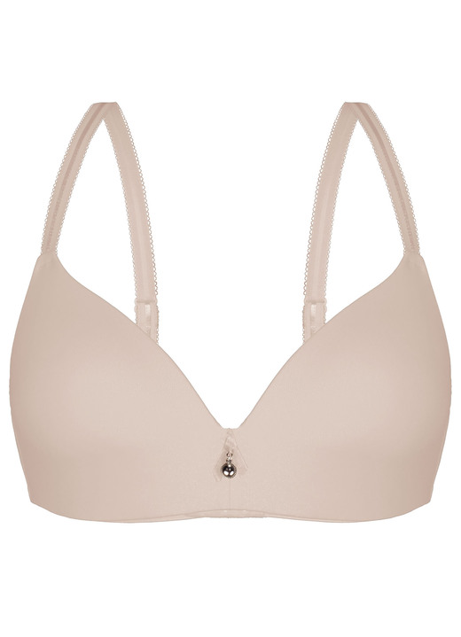 Soft-BH - Edel schimmernder Sassa BH Ansicht 2 Soft-BH - Edel schimmernder Sassa BH, in Größe 075 bis 095, in Cup C, in Farbe PUDER Ansicht 2