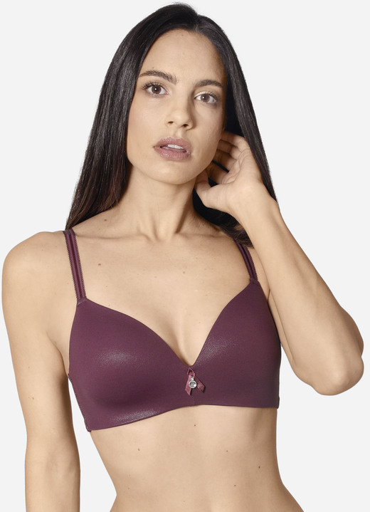 Soft-BH - Edel schimmernder Sassa BH Ansicht 4 Soft-BH - Edel schimmernder Sassa BH, in Größe 075 bis 095, in Cup C, in Farbe PUDER Ansicht 4