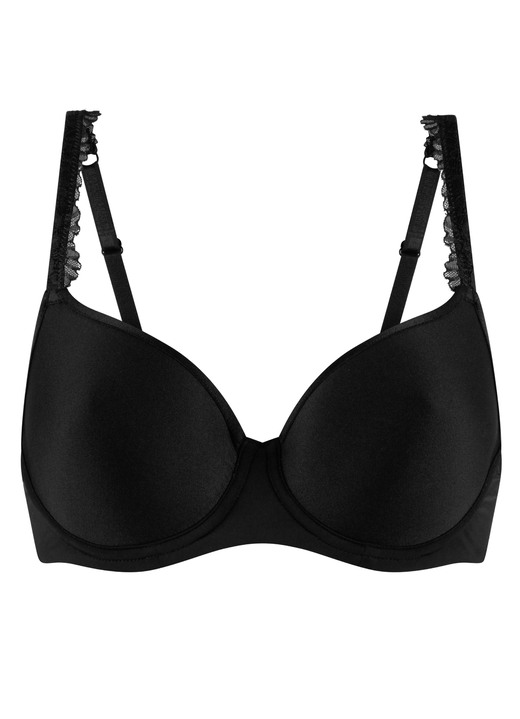 Bügel-BH - LingaDore Bügel-BH mit atmungsaktiven Spacer-Cups, in Größe 070 bis 090, in Cup C, in Farbe SCHWARZ Ansicht 3