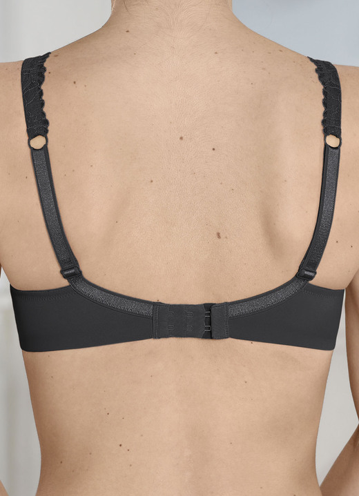 Bügel-BH - LingaDore Bügel-BH mit atmungsaktiven Spacer-Cups, in Größe 070 bis 090, in Cup C, in Farbe SCHWARZ Ansicht 5