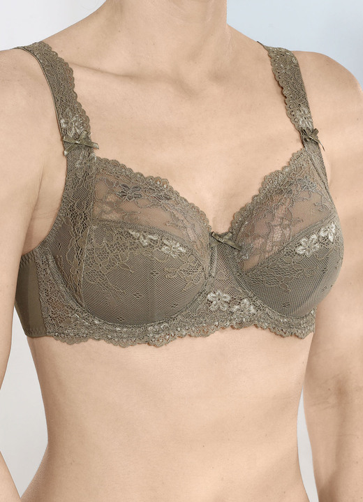 Bügel-BH - LingaDore Bügel-BH mit elastischer Spitze, in Größe 075 bis 105, in Cup B, in Farbe INDIGOBLAU Ansicht 16