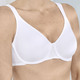 Bügel-BH - Triumph-Comfort Minimizer-Bügel-BH mit elastischer Tüllstickereispitze, in Größe 075 bis 095, in Cup F, in Farbe WEISS – Farbe WEISS – Ansicht 5