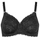 Damen - Triumph-Compliment Bügel-BH mit hübscher Spitze, in Größe 075 bis 105, in Cup C, in Farbe PUDER – Farbe SCHWARZ – Ansicht 2