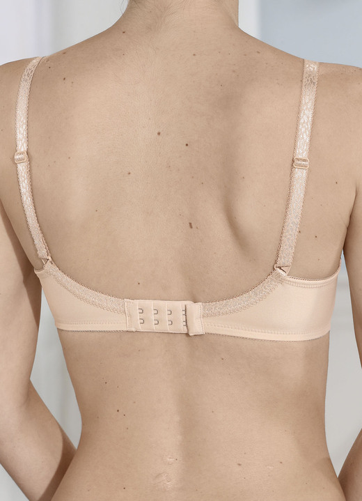 Bügel-BH - Triumph Amourette Minimzer-Bügel-BH mit Elastikspitze, in Größe 075 bis 095, in Cup C, in Farbe PUDER Ansicht 7