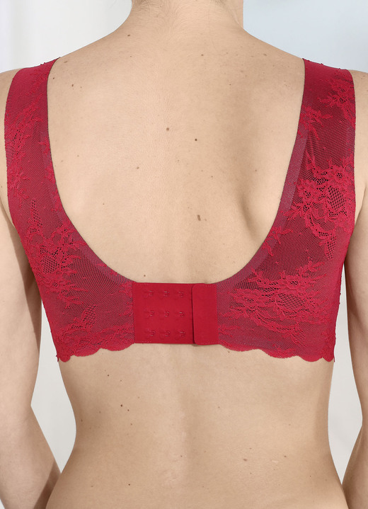 Soft-BH - Superbequemer Anita BH aus elastischer Spitze Ansicht 6 Soft-BH - Superbequemer Anita BH aus elastischer Spitze, in Größe L bis XL, in Farbe ROT Ansicht 6