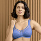 Soft-BH - Anita BH mit seitlicher, stützender Blende, in Größe 075 bis 120, in Cup C, in Farbe WEISS – Farbe JEANSBLAU – Ansicht 2
