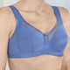 Soft-BH - Anita BH mit seitlicher, stützender Blende, in Größe 075 bis 120, in Cup C, in Farbe WEISS – Farbe JEANSBLAU – Ansicht 4