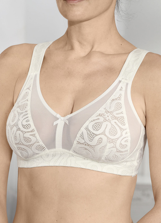 Soft-BH - BH aus elastischer Spitze, in Größe 080 bis 105, in Cup B, in Farbe SEKT Ansicht 1