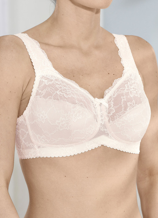 Soft-BH - Rosa Faia BH mit breitem Rückteil für optimalen Komfort und Halt, in Größe 075 bis 105, in Cup F, in Farbe ZARTAPRICOT Ansicht 3