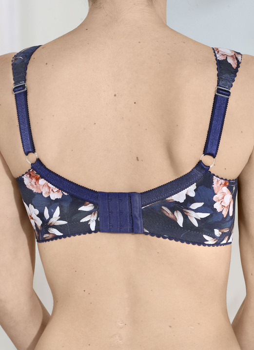 Soft-BH - Laurina BH mit hohem Baumwollanteil Ansicht 2 Soft-BH - Laurina BH mit hohem Baumwollanteil, in Größe 080 bis 110, in Cup E, in Farbe MARINE Ansicht 2