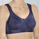 Soft-BH - BH mit unterlegter Elastikspitze, in Größe 080 bis 110, in Cup E, in Farbe MARINE – Farbe MARINE – Ansicht 1