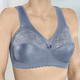 Soft-BH - Glamorise Stütz-BH mit Spitze – Farbe RAUCHBLAU – Ansicht 2 Soft-BH - Glamorise Stütz-BH mit Spitze, in Größe 080 bis 130, in Cup H, in Farbe PETROL – Farbe RAUCHBLAU – Ansicht 2