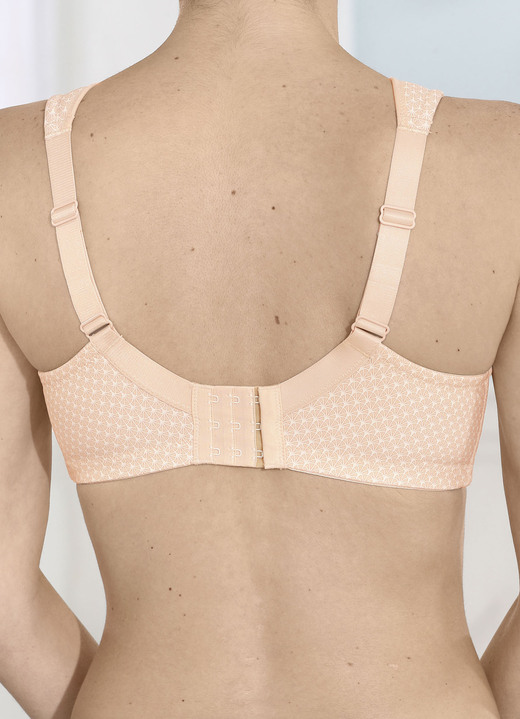 Soft-BH - Susa BH mit Elastikspitze am Dekolleté Ansicht 4 Soft-BH - Susa BH mit Elastikspitze am Dekolleté, in Größe 080 bis 120, in Cup F, in Farbe PUDER Ansicht 4