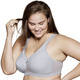 Soft-BH - Glamorise Stütz-BH mit Baumwolle – Farbe SILBERGRAU – Ansicht 2 Soft-BH - Glamorise Stütz-BH mit Baumwolle, in Größe 085 bis 115, in Cup C, in Farbe SILBERGRAU – Farbe SILBERGRAU – Ansicht 2