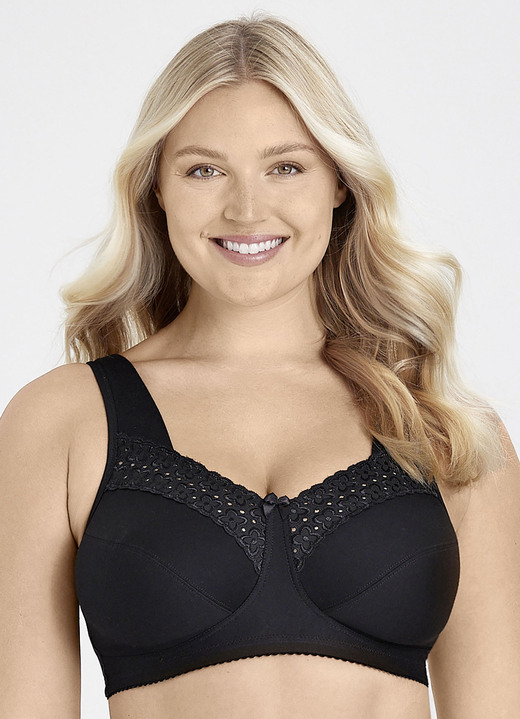 Soft-BH - Miss Mary BH mit Stickerei, in Größe 080 bis 110, in Cup D, in Farbe BLEU Ansicht 12