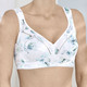 Soft-BH - Laurina BH mit farbharmonischem Floraldessin – Farbe WEISS-GRÜN – Ansicht 1 Soft-BH - Laurina BH mit farbharmonischem Floraldessin, in Größe 080 bis 110, in Cup B, in Farbe WEISS-GRÜN – Farbe WEISS-GRÜN – Ansicht 1