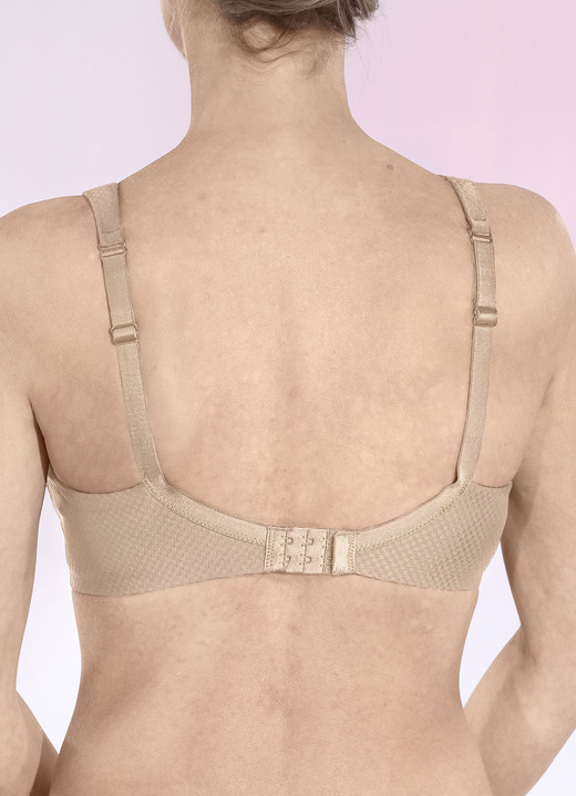 Soft-BH - Naturana BH mit berstärktem Rückteil, in Größe 075 bis 095, in Cup A, in Farbe SCHWARZ Ansicht 6