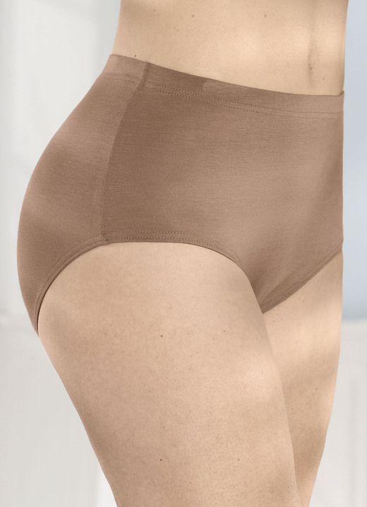 Slips - Viererpack Slips mit Gummizug, in Größe 038 bis 054, in Farbe 4X SCHWARZ Ansicht 16