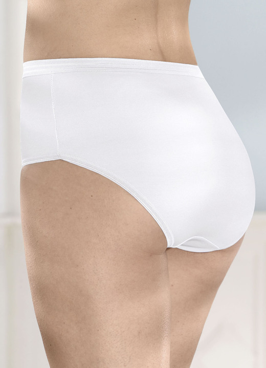 Slips - Fünferpack Slips, in Größe 038 bis 052, in Farbe 3X AZURBLAU, 2X WEISS Ansicht 3