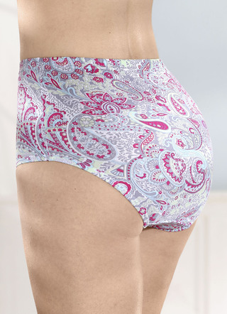 Fünferpack Slips mit Paisley-Dessin