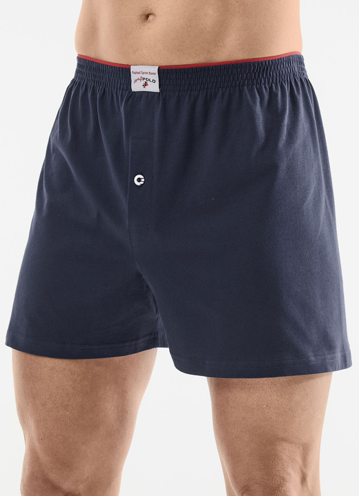 Pants & Boxershorts - Dreierpack Boxershorts aus Bio-Baumwolle, in Größe 005 bis 016, in Farbe 3X SCHWARZ Ansicht 2