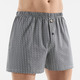 Pants & Boxershorts - Fünferpack Boxershorts mit Alloverdessin, in Größe 005 bis 016, in Farbe 3X GRAU-SCHWARZ, 2X INDIGOBLAU-SCHWARZ – Farbe 3X GRAU-SCHWARZ, 2X INDIGOBLAU-SCHWARZ – Ansicht 1