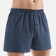 Pants & Boxershorts - Fünferpack Boxershorts mit Alloverdessin, in Größe 005 bis 016, in Farbe 3X GRAU-SCHWARZ, 2X INDIGOBLAU-SCHWARZ – Farbe 3X GRAU-SCHWARZ, 2X INDIGOBLAU-SCHWARZ – Ansicht 2