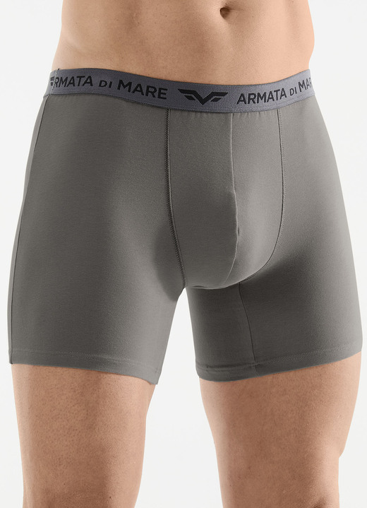 Pants & Boxershorts - Dreierpack Pants mit Elastikbund, in Größe 005 bis 011, in Farbe 2X SAND, 1X GRAU Ansicht 2