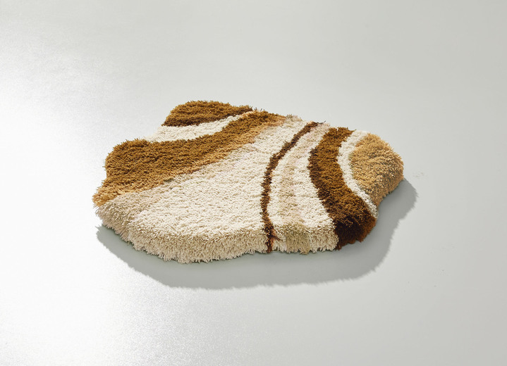 Badgarnituren - Tolle Badgarnitur in barfußweicher Qualität, in Größe 100 (Vorleger halbrund, 50/ 80 cm) bis 112 (WC-Deckelbezug, 47/ 50 cm), in Farbe BLAU Ansicht 16