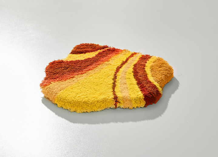 Badgarnituren - Tolle Badgarnitur in barfußweicher Qualität, in Größe 100 (Vorleger halbrund, 50/ 80 cm) bis 112 (WC-Deckelbezug, 47/ 50 cm), in Farbe BLAU Ansicht 23