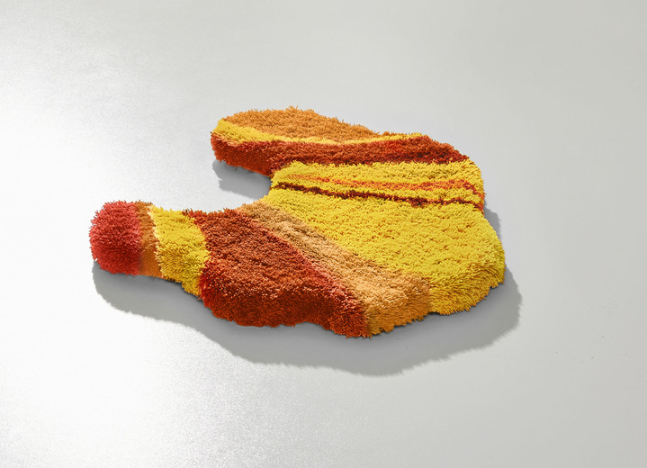 Badgarnituren - Tolle Badgarnitur in barfußweicher Qualität, in Größe 100 (Vorleger halbrund, 50/ 80 cm) bis 112 (WC-Deckelbezug, 47/ 50 cm), in Farbe BLAU Ansicht 22