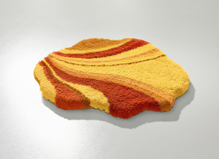 Badgarnituren - Tolle Badgarnitur in barfußweicher Qualität, in Größe 100 (Vorleger halbrund, 50/ 80 cm) bis 112 (WC-Deckelbezug, 47/ 50 cm), in Farbe BLAU Ansicht 21