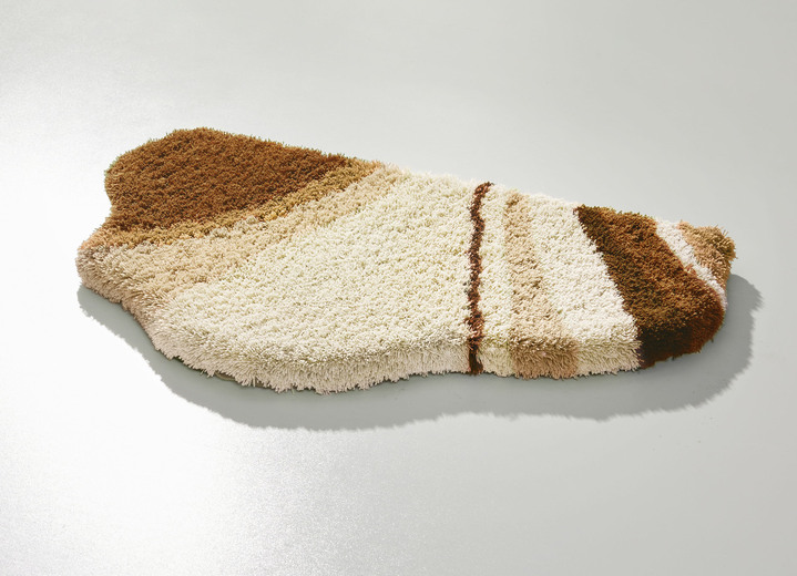 Badgarnituren - Tolle Badgarnitur in barfußweicher Qualität, in Größe 100 (Vorleger halbrund, 50/ 80 cm) bis 112 (WC-Deckelbezug, 47/ 50 cm), in Farbe BLAU Ansicht 12