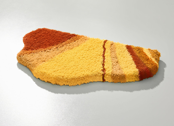 Badgarnituren - Tolle Badgarnitur in barfußweicher Qualität, in Größe 100 (Vorleger halbrund, 50/ 80 cm) bis 112 (WC-Deckelbezug, 47/ 50 cm), in Farbe BLAU Ansicht 18