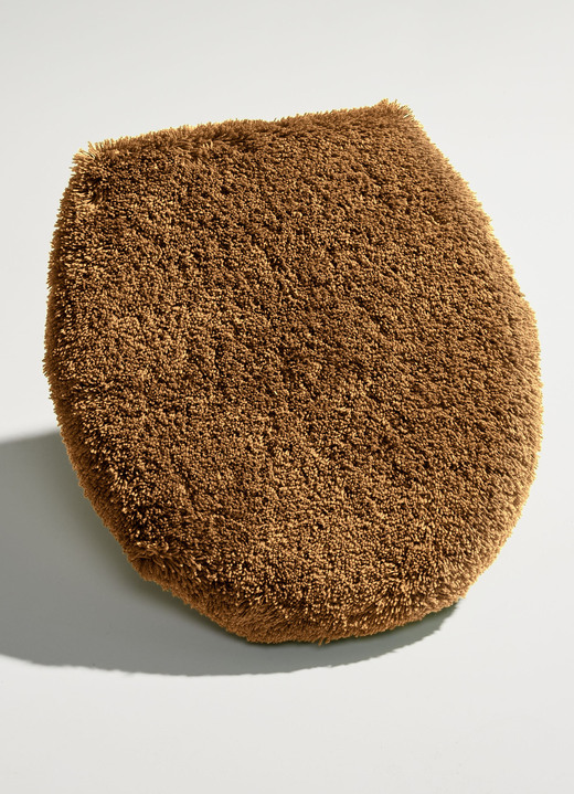 Badgarnituren - Tolle Badgarnitur in barfußweicher Qualität, in Größe 100 (Vorleger halbrund, 50/ 80 cm) bis 112 (WC-Deckelbezug, 47/ 50 cm), in Farbe BLAU Ansicht 17