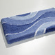 Badgarnituren - Herrlich weiche Badgarnitur, in Größe 100 (Vorleger halbrund, 50/ 80 cm) bis 112 (WC-Deckelbezug, 47/ 50 cm), in Farbe BLAU – Farbe BLAU – Ansicht 3