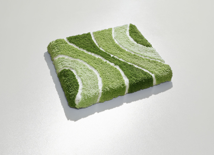 Badgarnituren - Herrlich weiche Badgarnitur, in Größe 100 (Vorleger halbrund, 50/ 80 cm) bis 112 (WC-Deckelbezug, 47/ 50 cm), in Farbe BLAU Ansicht 20