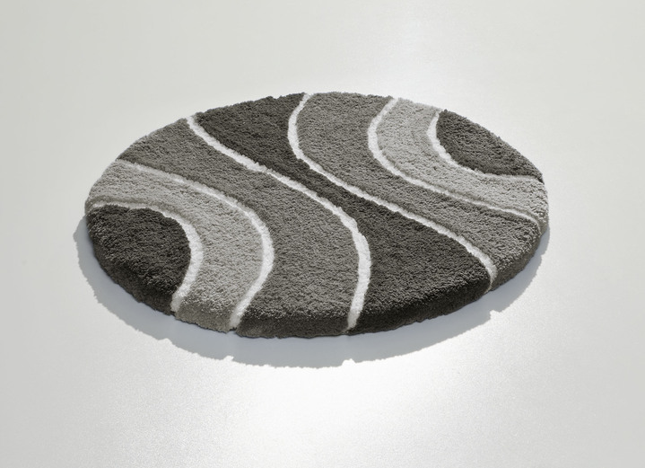 Badgarnituren - Herrlich weiche Badgarnitur, in Größe 100 (Vorleger halbrund, 50/ 80 cm) bis 112 (WC-Deckelbezug, 47/ 50 cm), in Farbe BLAU Ansicht 28